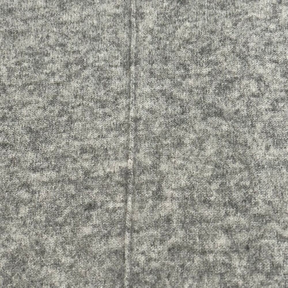 Griffen 100% Cashmere Crewneck Sweater Gray XS Textured Shoulder Detail - Picture 6 of 12